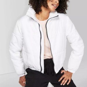 Wild Fable White Puff Coat